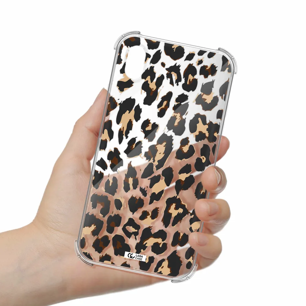 Leopard Print Apple iPhone XR Clear PC Case