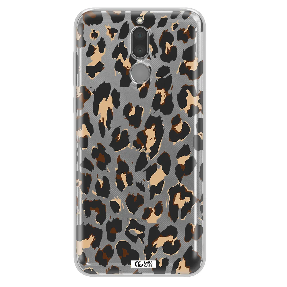Leopard Print Huawei Mate 10 Lite Clear TPU Case