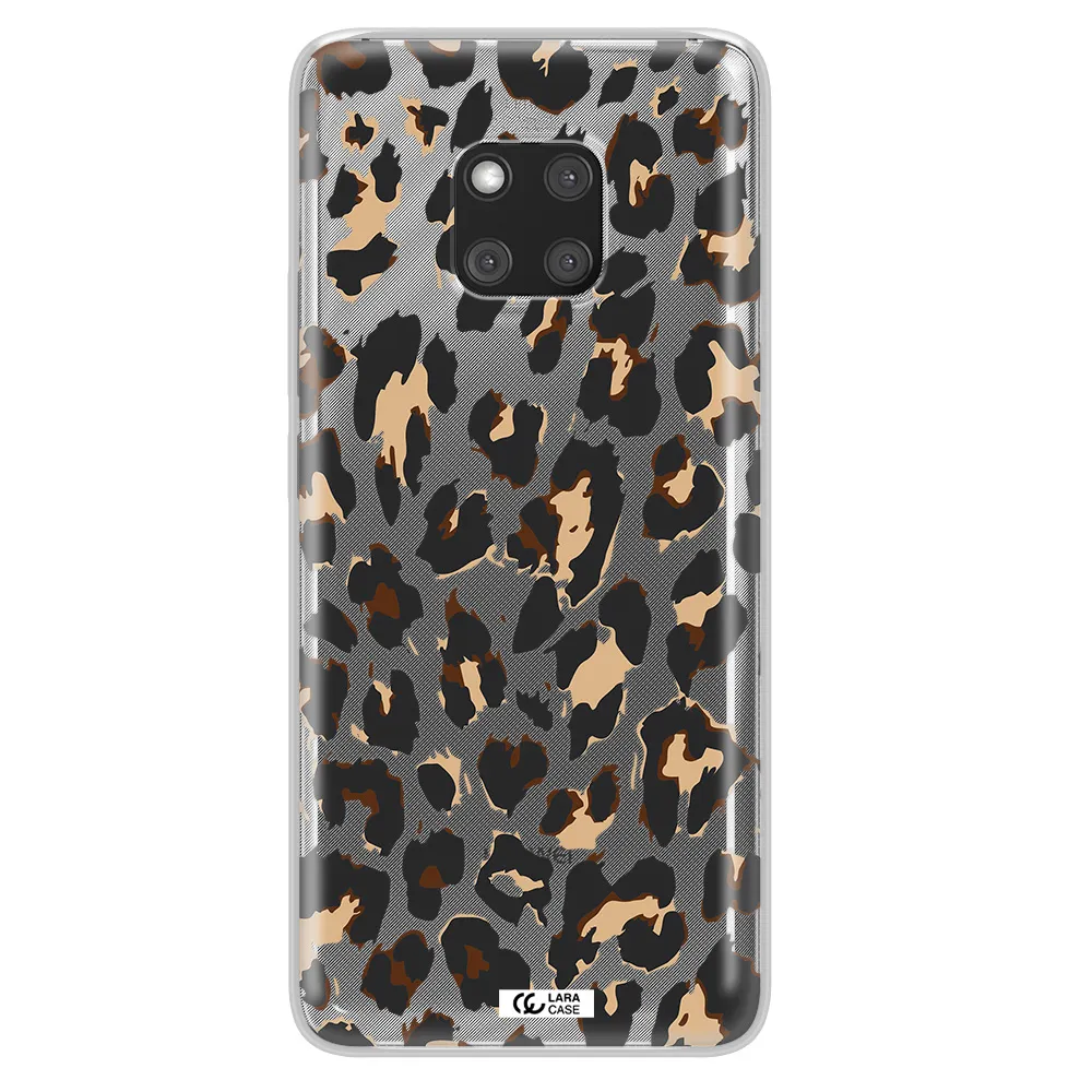Leopard Print Huawei Mate 20 Pro Clear TPU Case