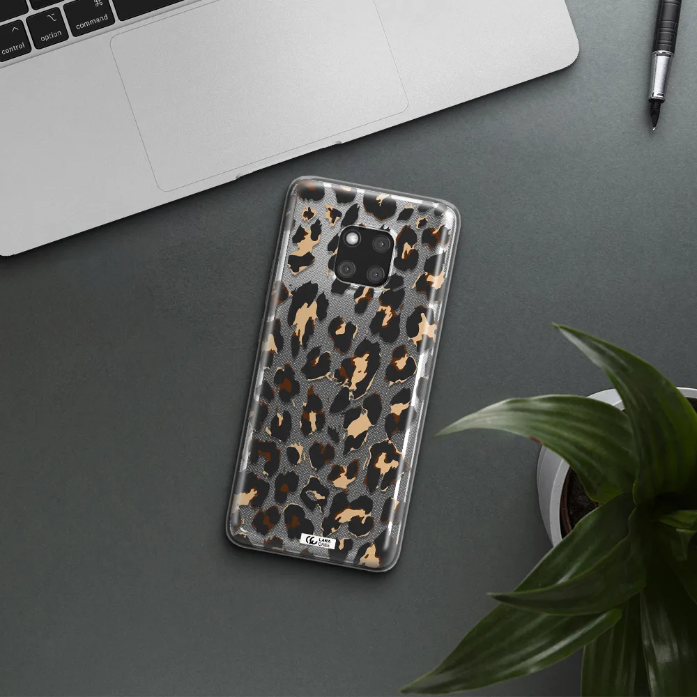 Leopard Print Huawei Mate 20 Pro Clear TPU Case