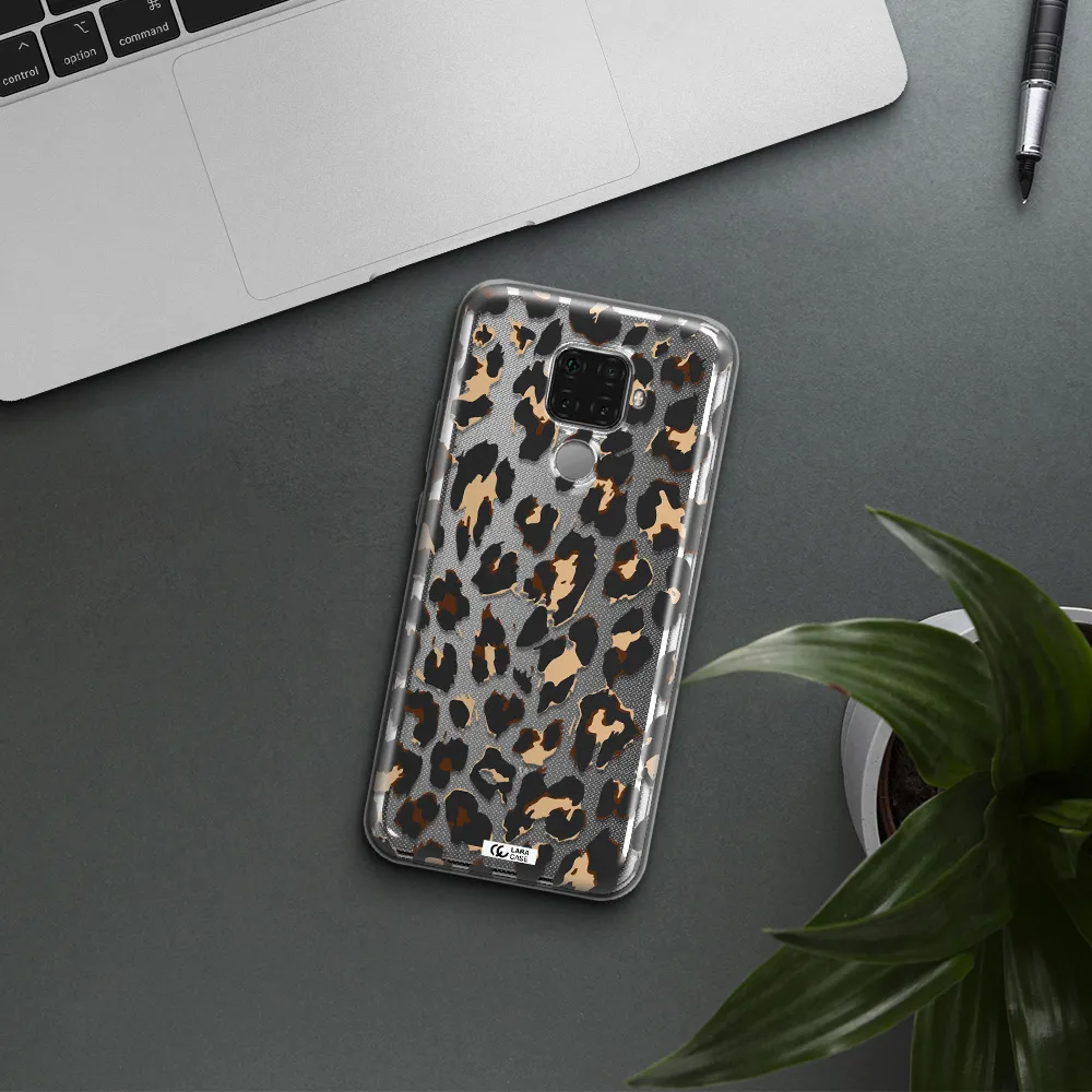 Leopard Print Huawei Mate 30 Lite Clear TPU Case