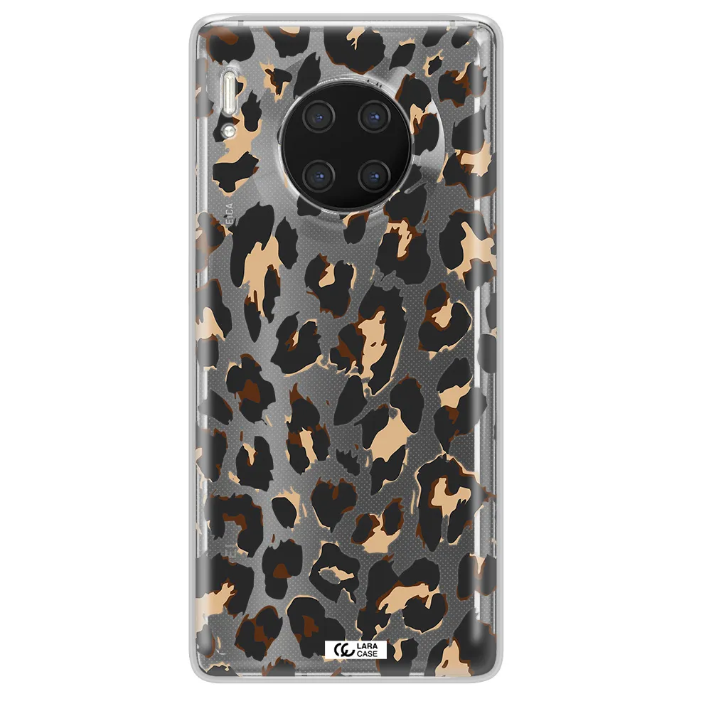 Leopard Print Huawei Mate 30 Pro Clear TPU Case
