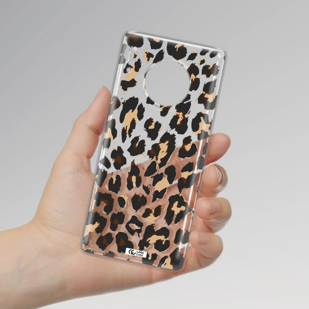 Leopard Print Huawei Mate 30 Pro Clear TPU Case