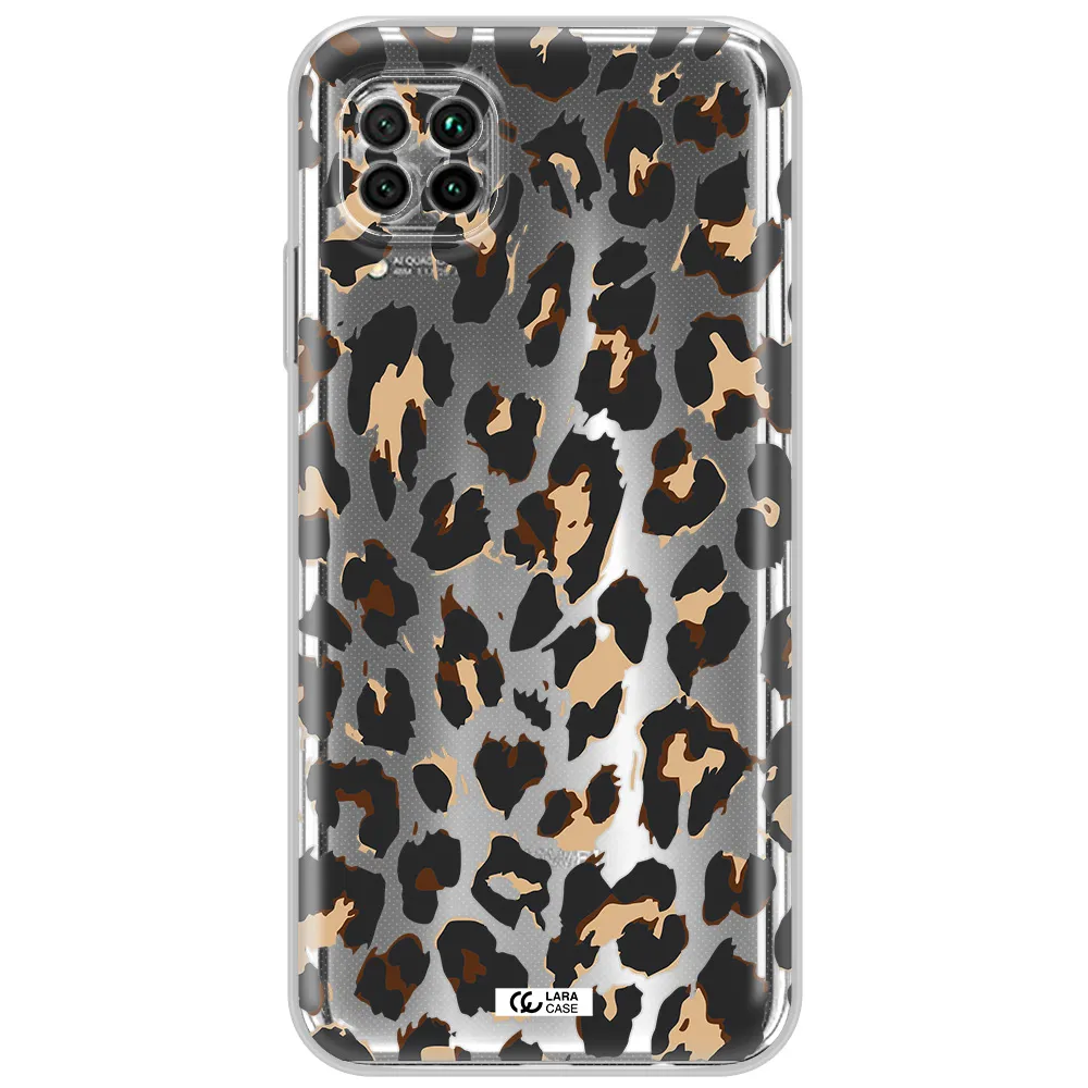 Leopard Print Huawei Nova 7I Clear Tpu Case