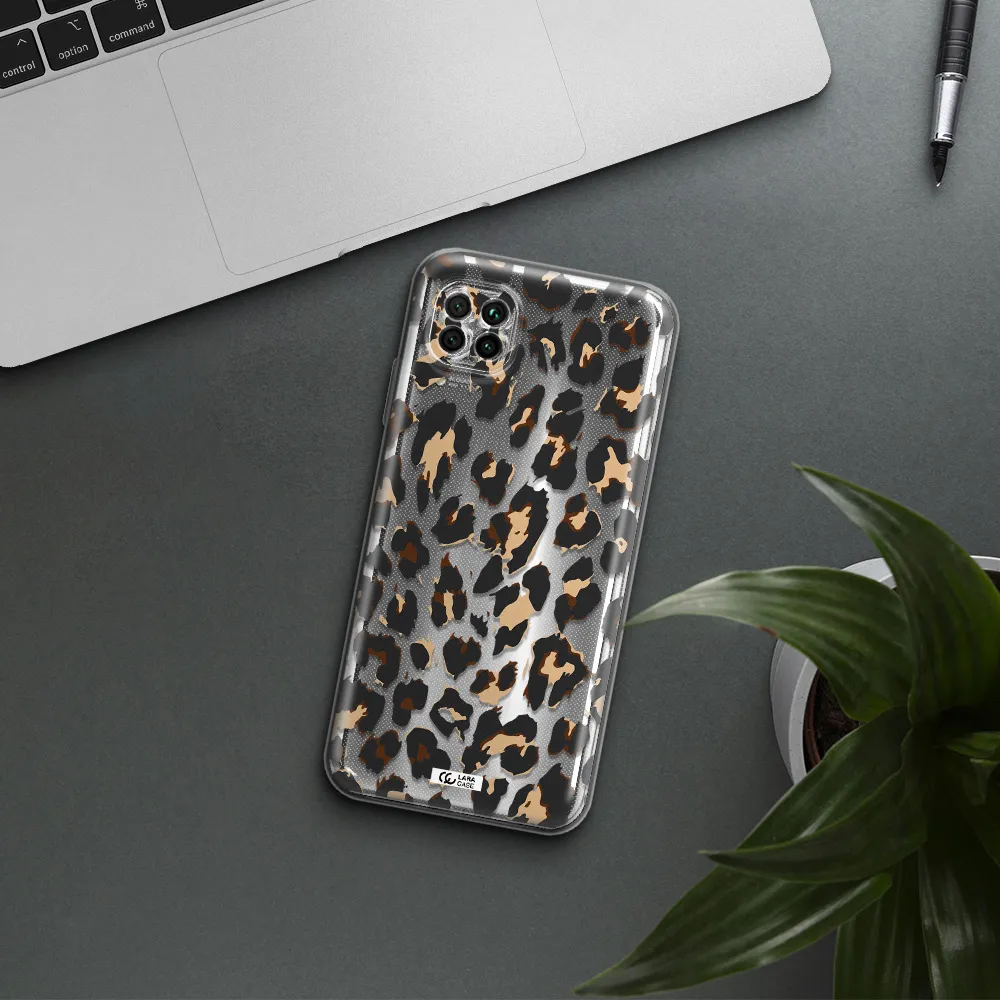 Leopard Print Huawei Nova 7I Clear Tpu Case