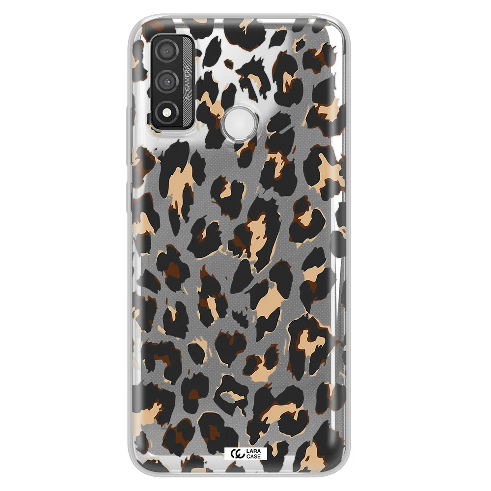 Leopard Print Huawei P Smart 2020 Clear TPU Case