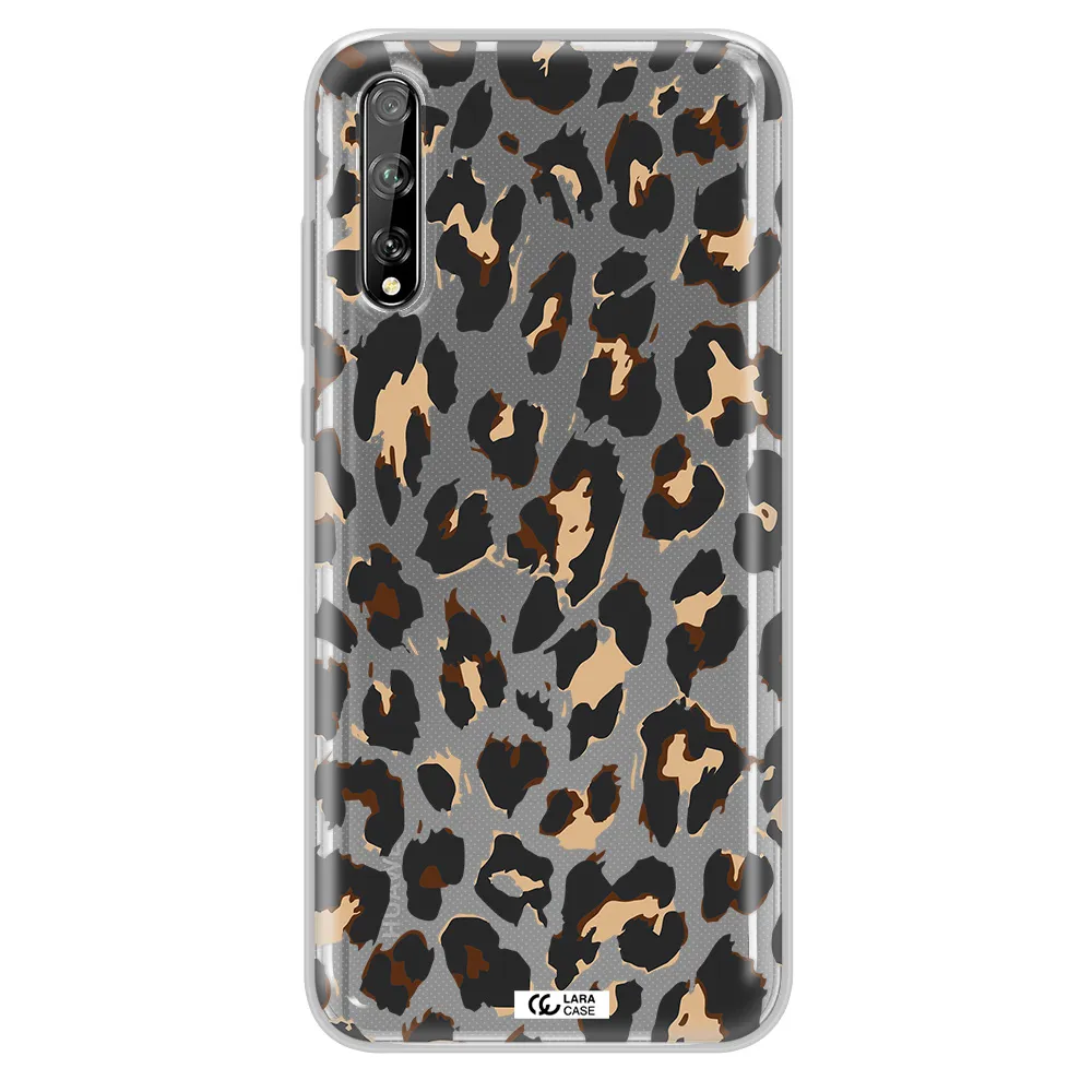 Leopard Print Huawei P Smart S Clear TPU Case