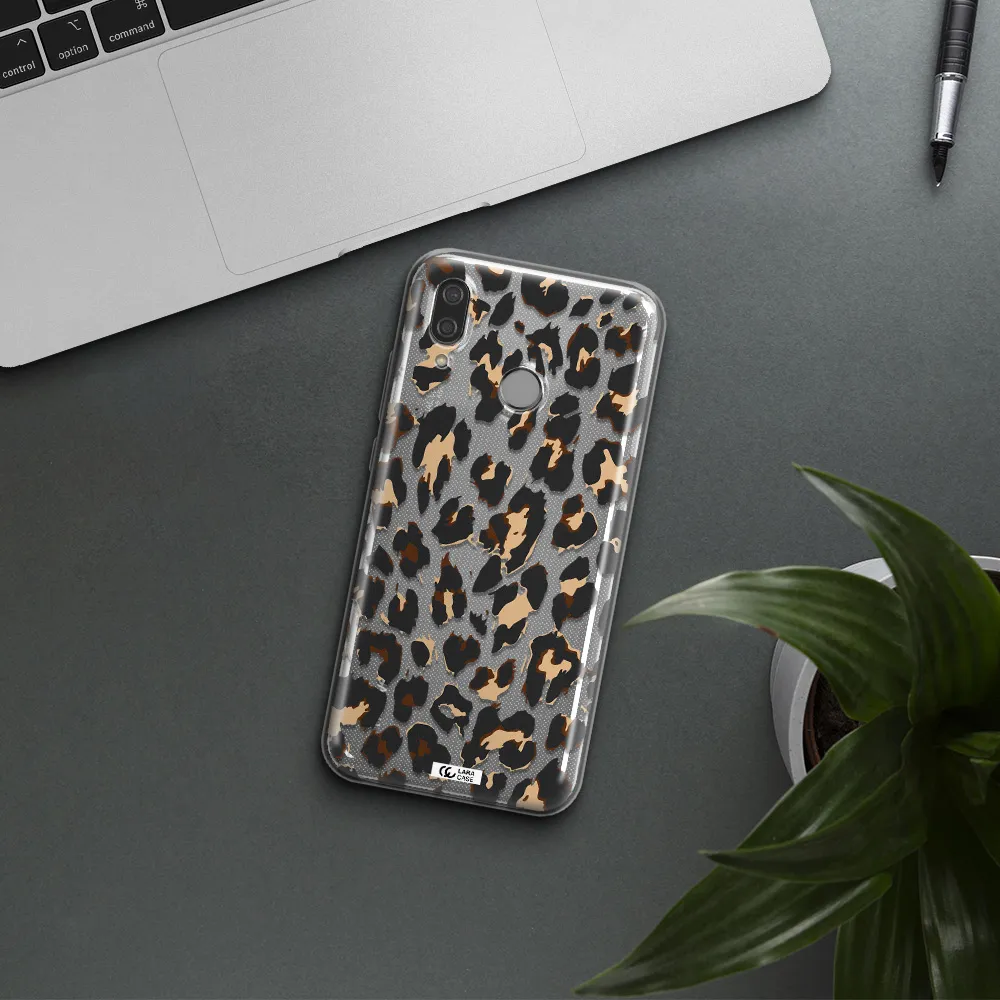 Leopard Print Huawei P20 Lite Clear TPU Case