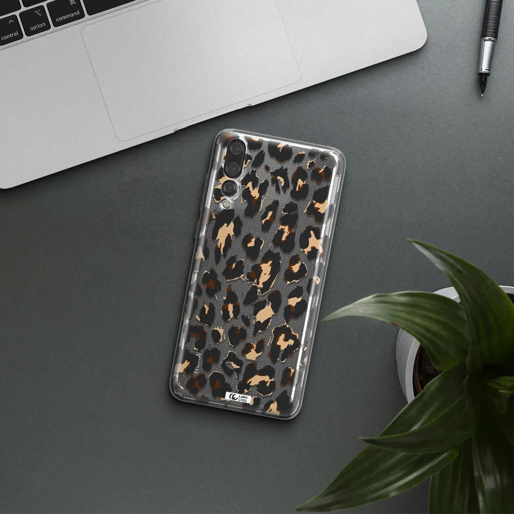 Leopard Print Huawei P20 Pro Clear TPU Case