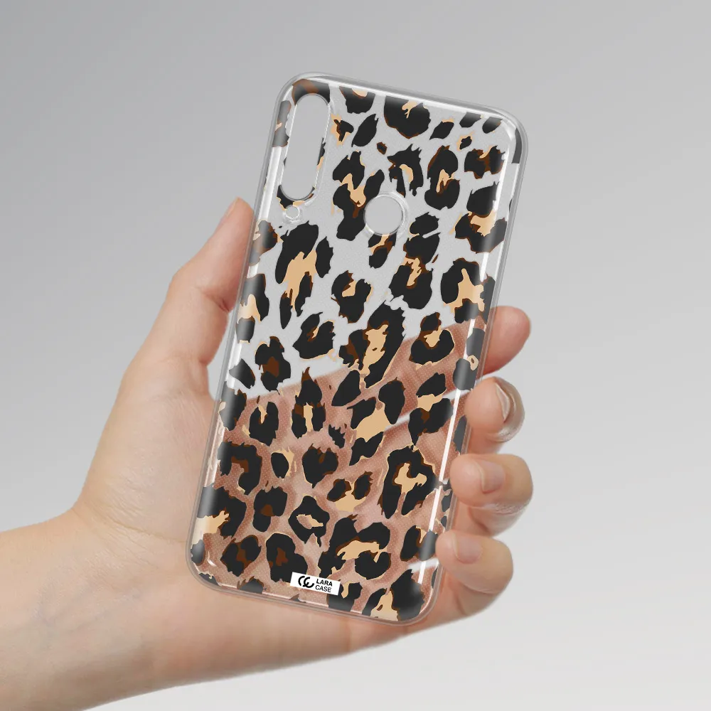 Leopard Print Huawei P40 Lite E Clear TPU Case