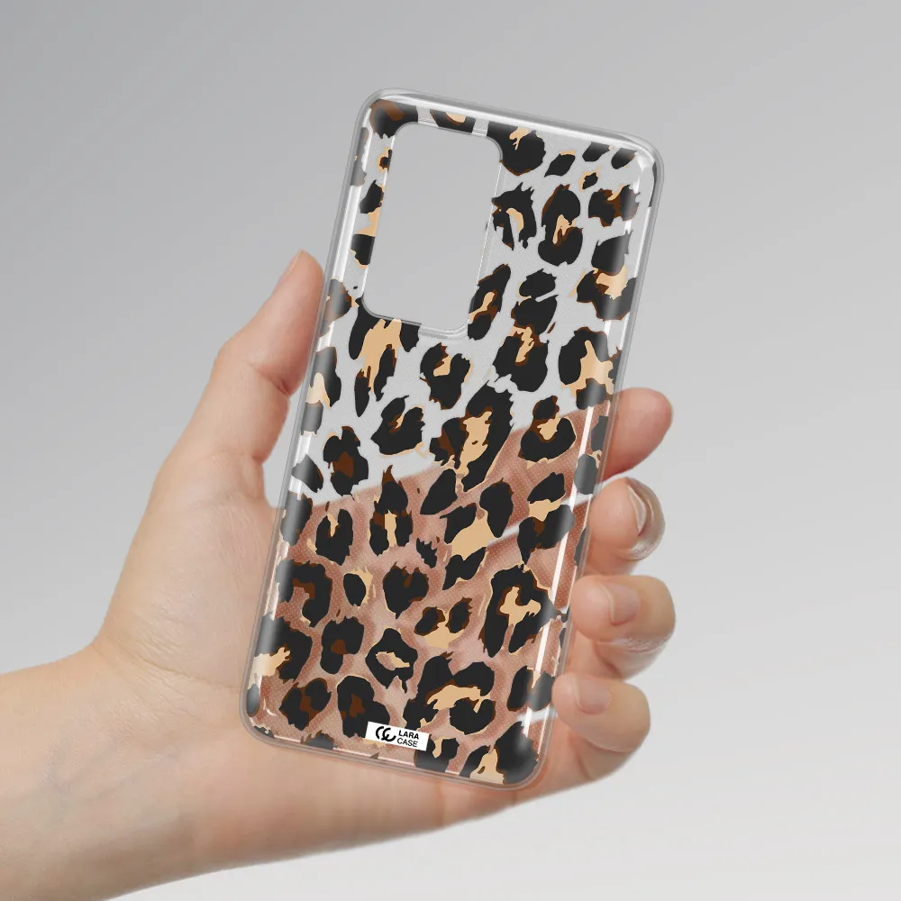 Leopard Print Huawei P40 Pro Clear TPU Case