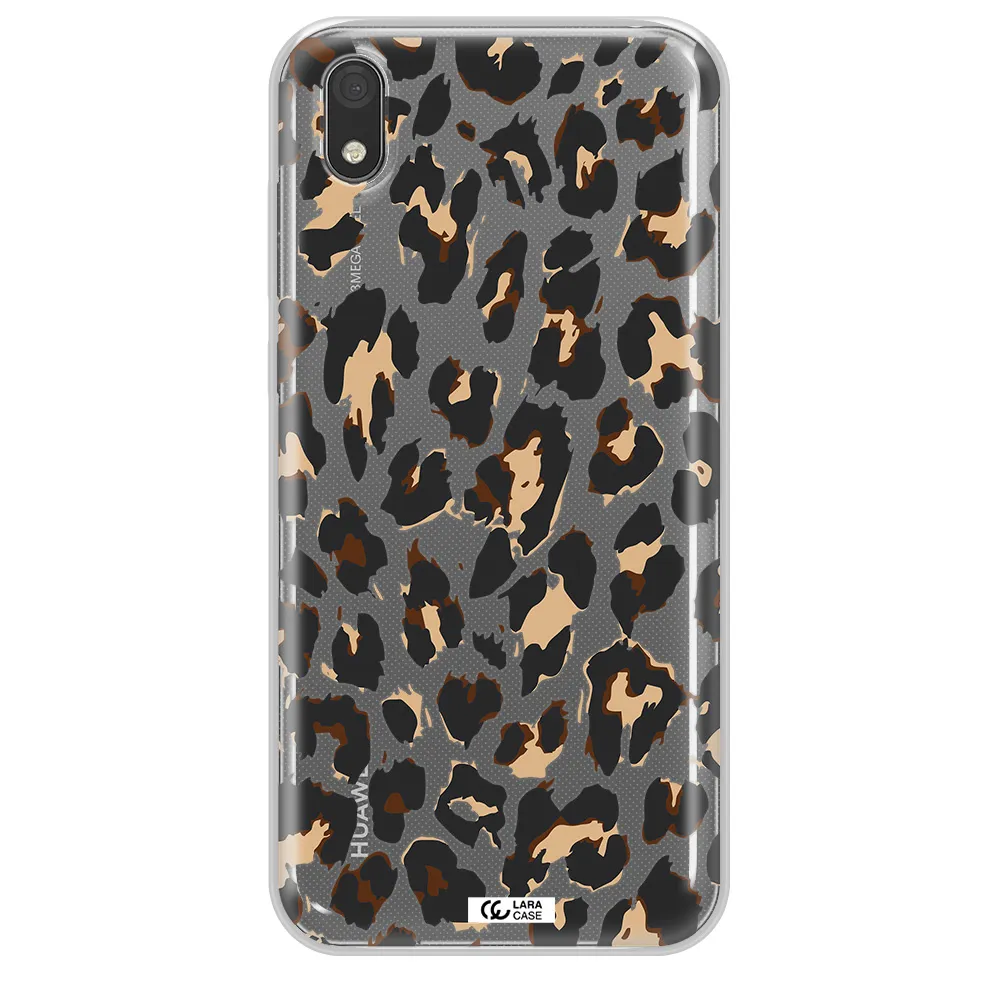 Leopard Print Huawei Y5 2019 Clear TPU Case