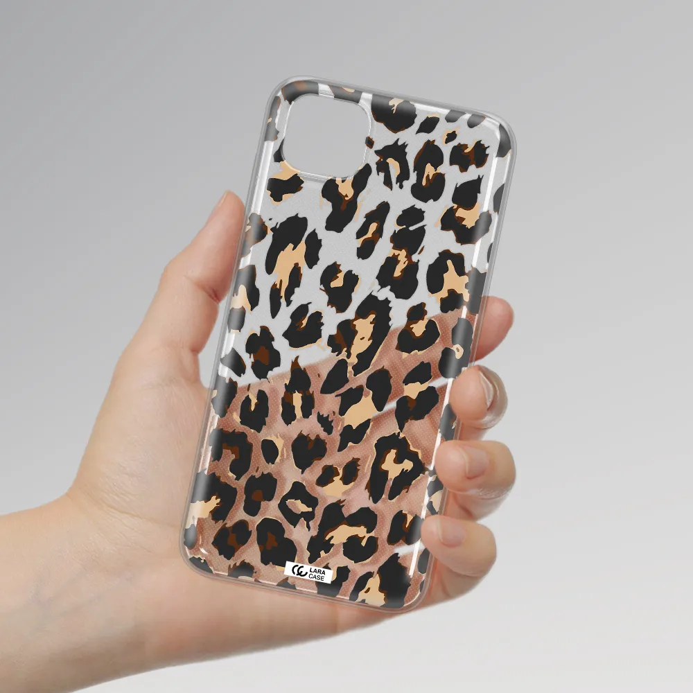 Leopard Print Huawei Y5P Clear TPU Case