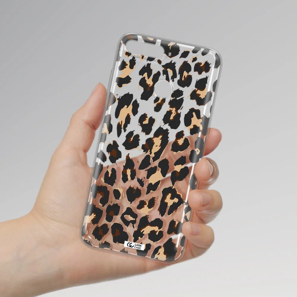 Leopard Print Huawei Y6 Prime 2018 Clear TPU Case