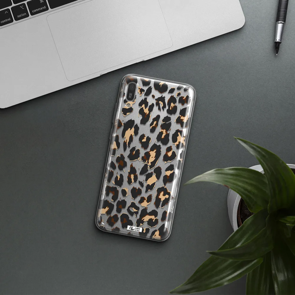 Leopard Print Huawei Y6 Pro 2019 Clear TPU Case
