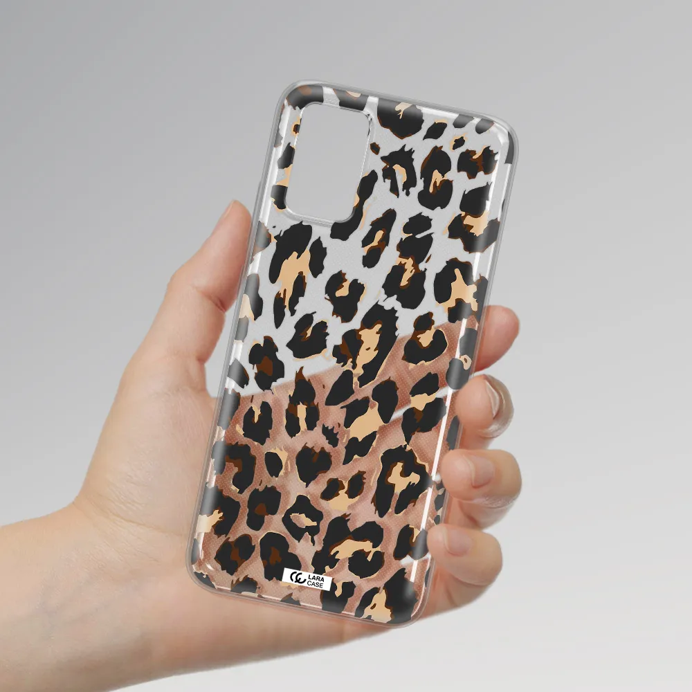 Leopard Print Samsung A02S Clear TPU Case