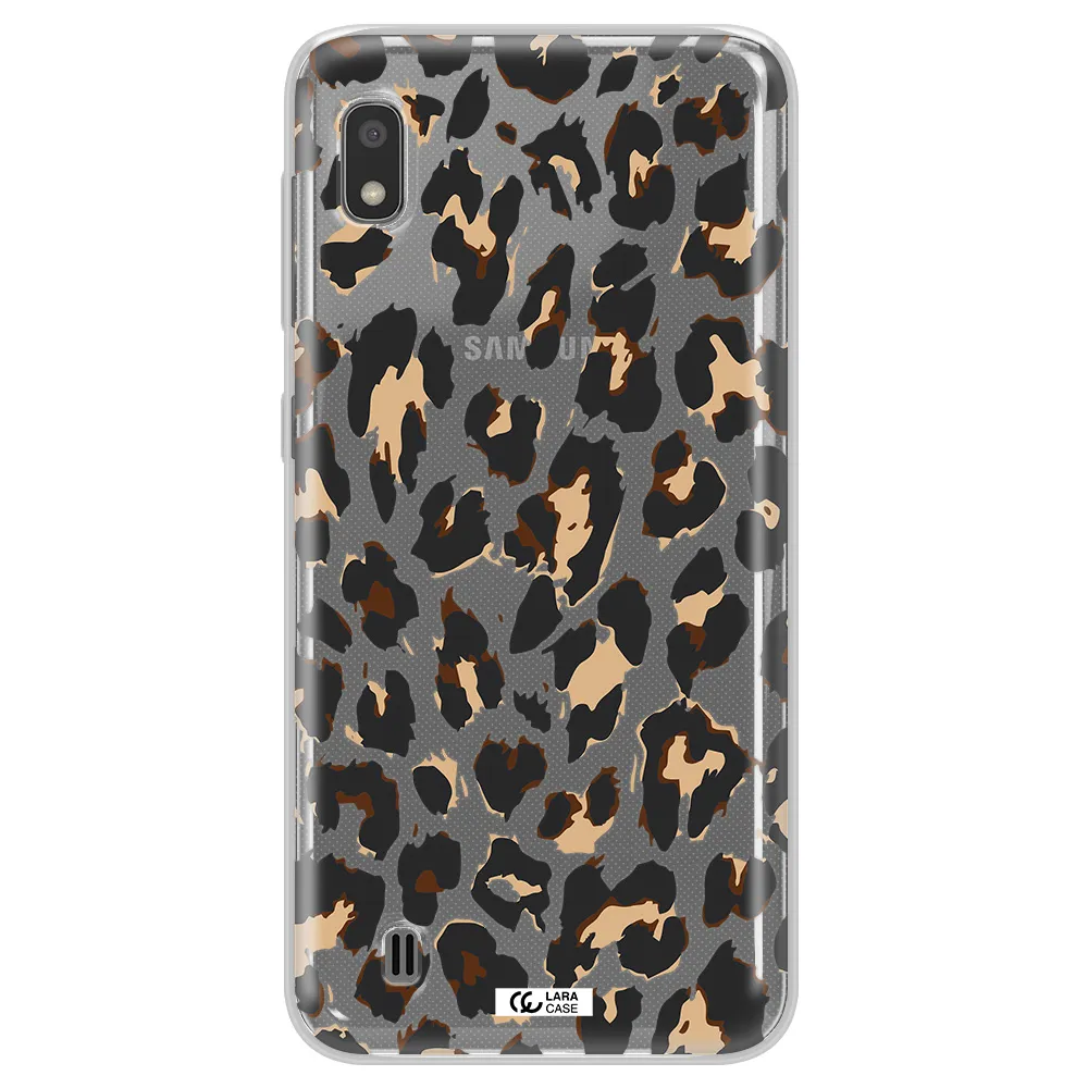 Leopard Print Samsung A10 Clear TPU Case