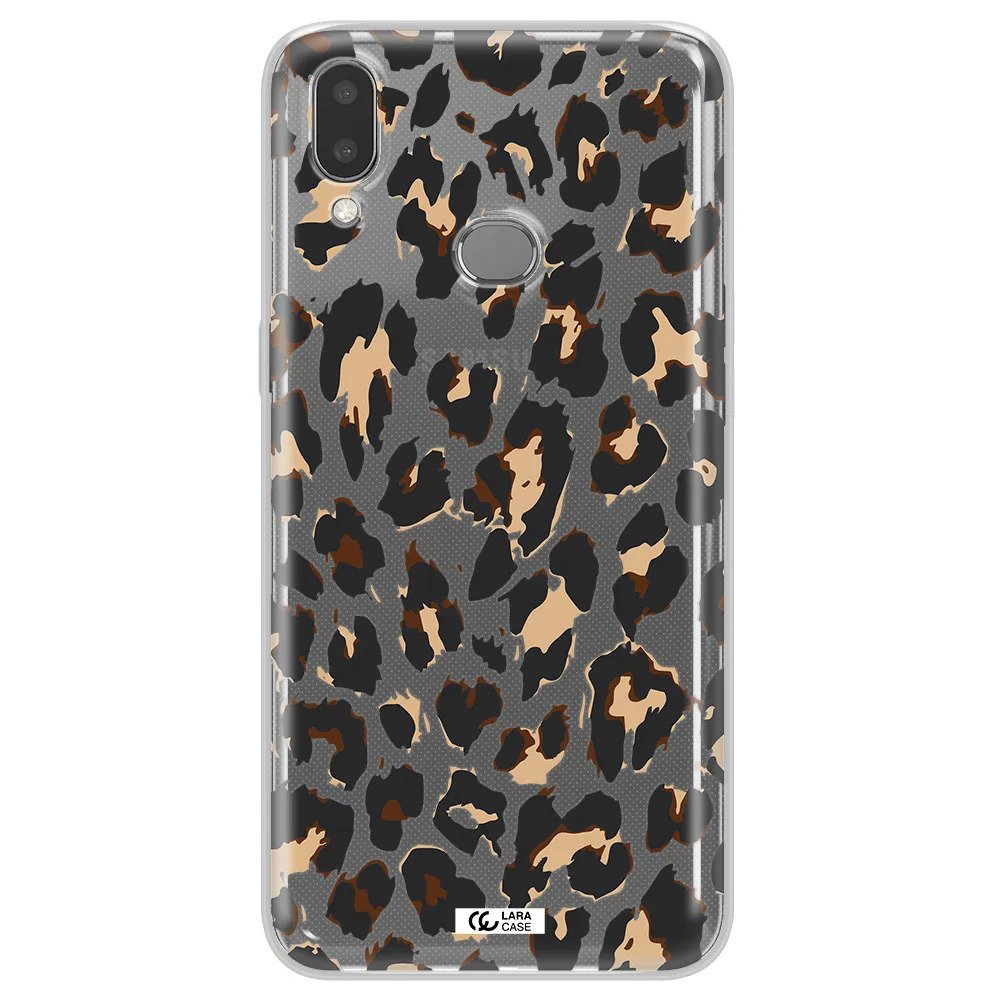 Leopard Print Samsung A10S Clear TPU Case