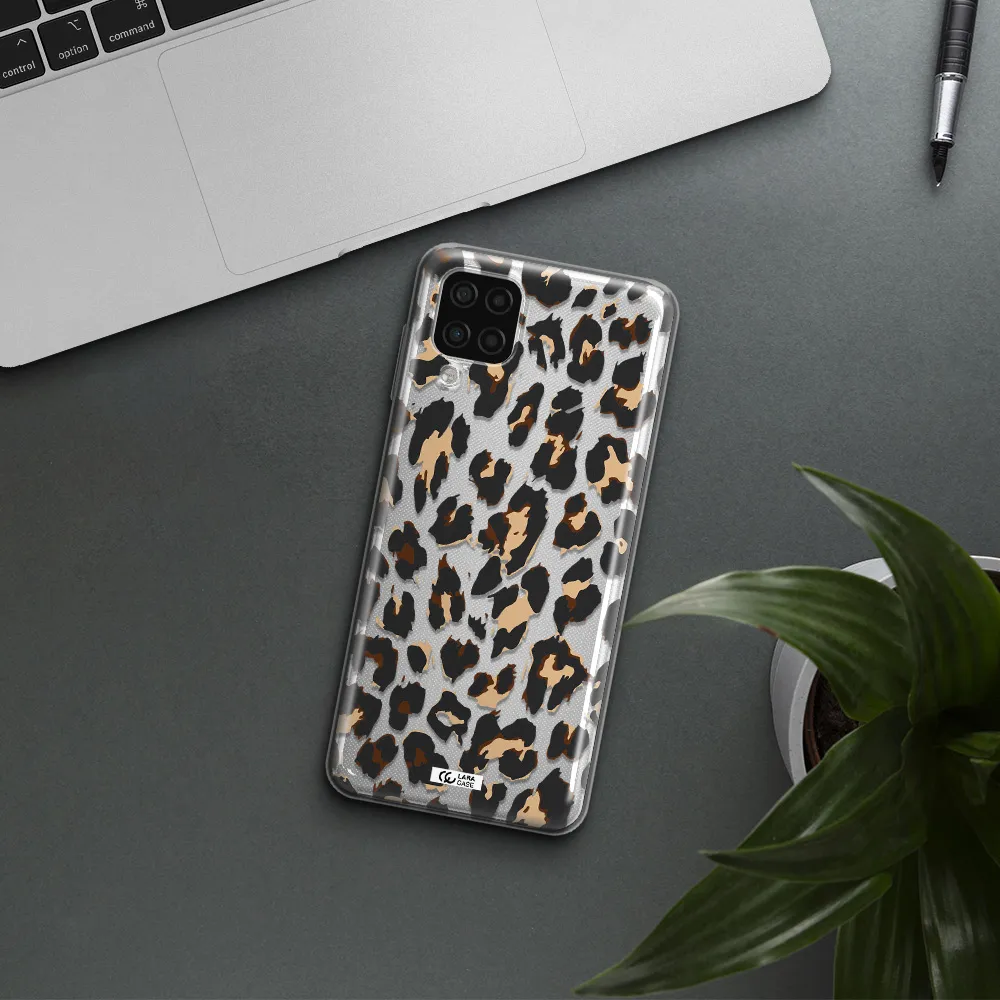 Leopard Print Samsung A12 4g Clear TPU Case