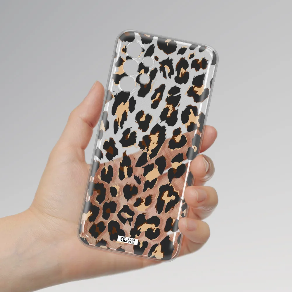 Leopard Print Samsung A13 4g Clear TPU Case