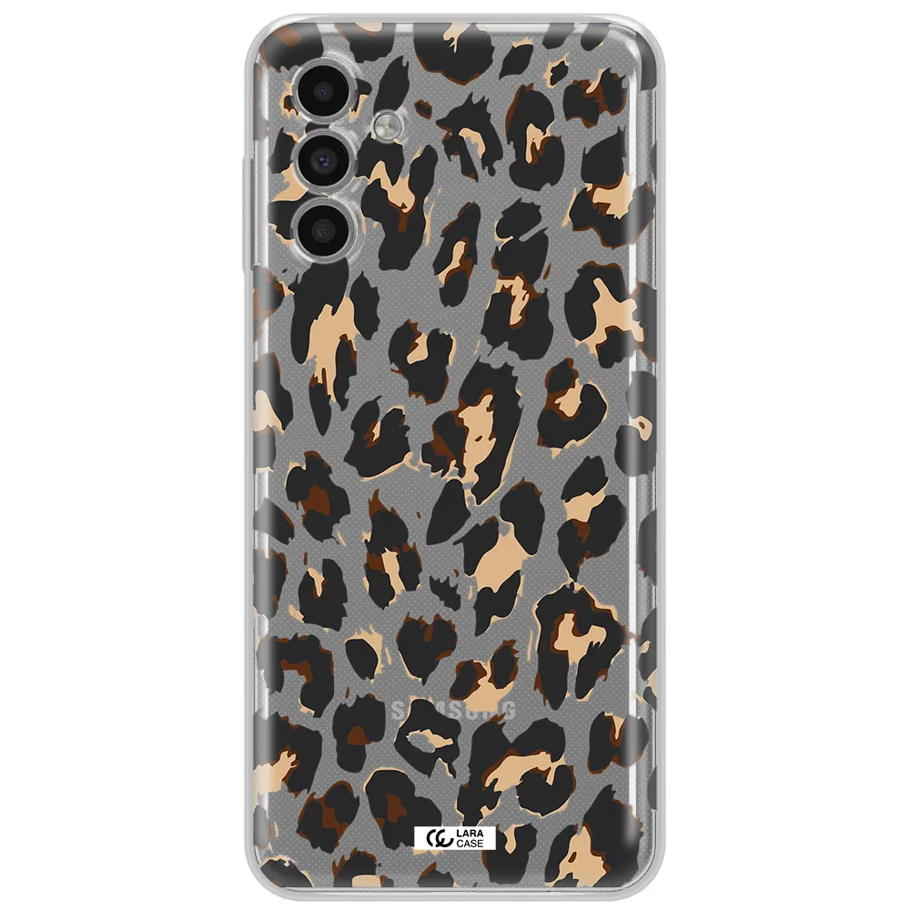 Leopard Print Samsung A13 5G Clear Tpu Case