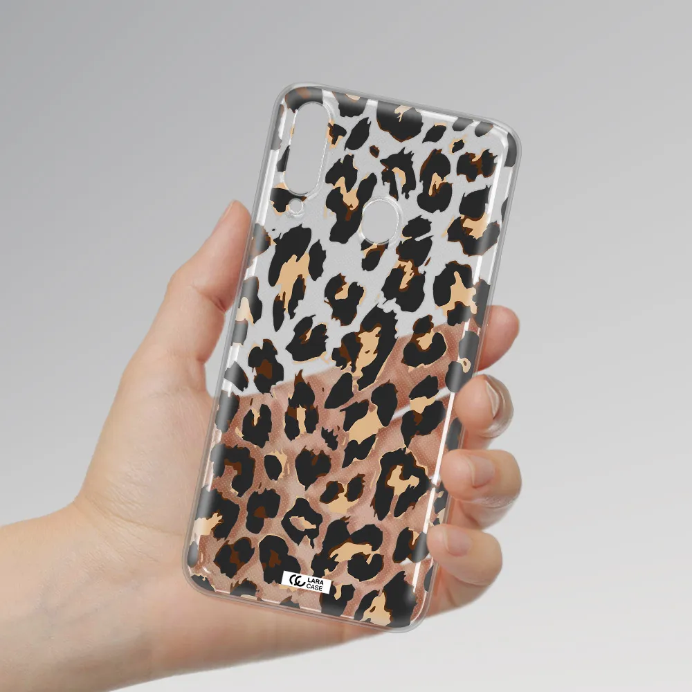Leopard Print Samsung A20S Clear TPU Case
