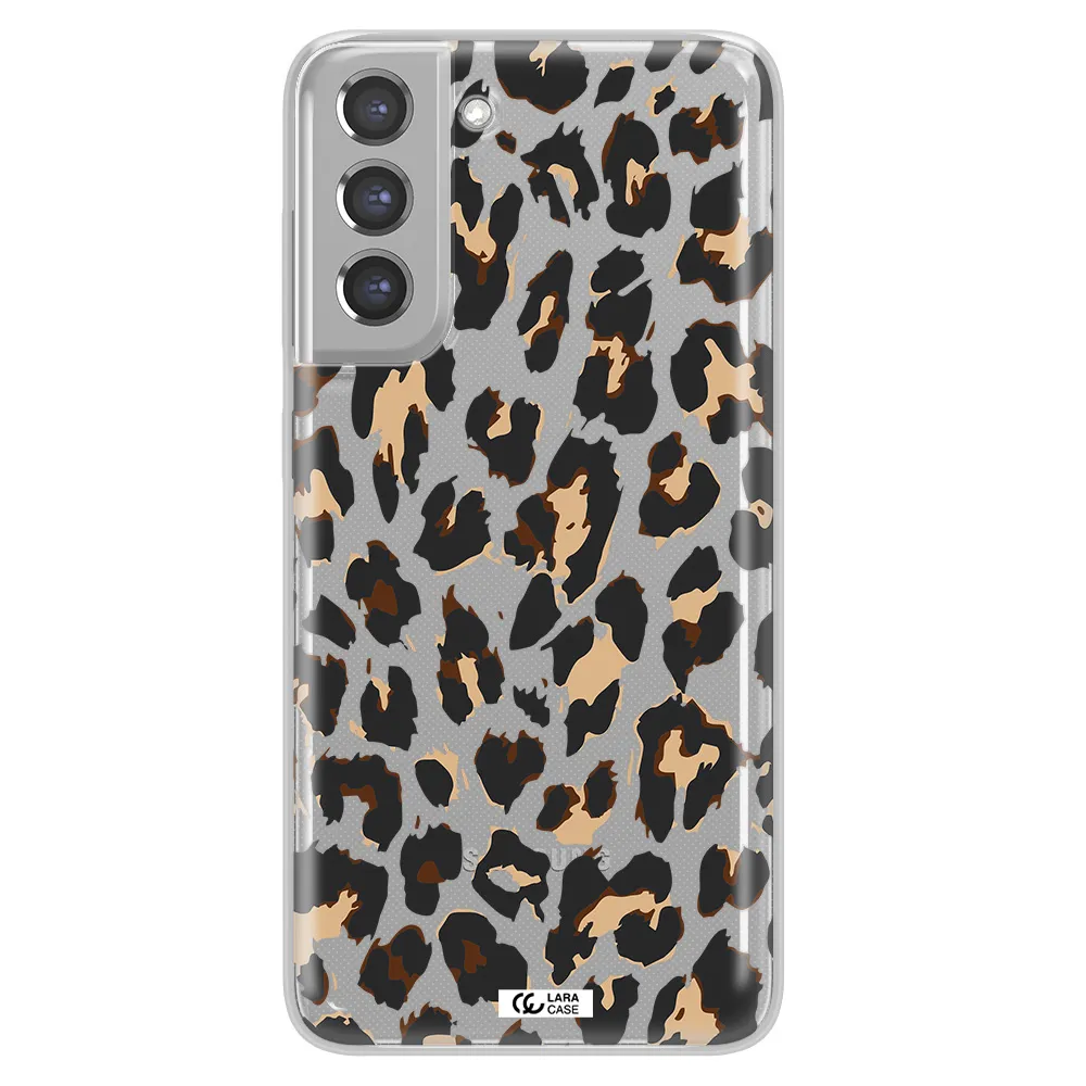Leopard Print Samsung A21 Fe Clear TPU Case