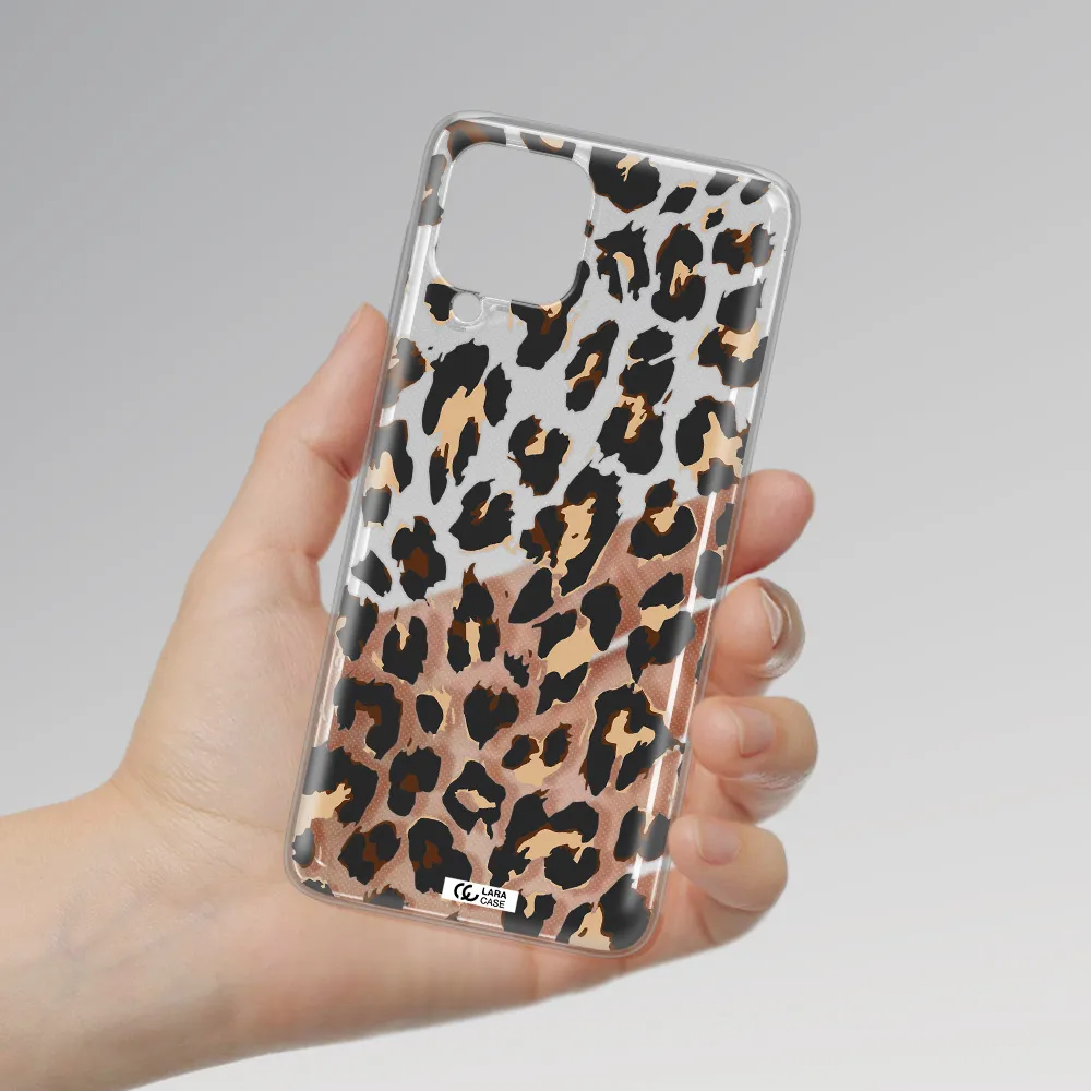 Leopard Print Samsung A22 4g Clear TPU Case