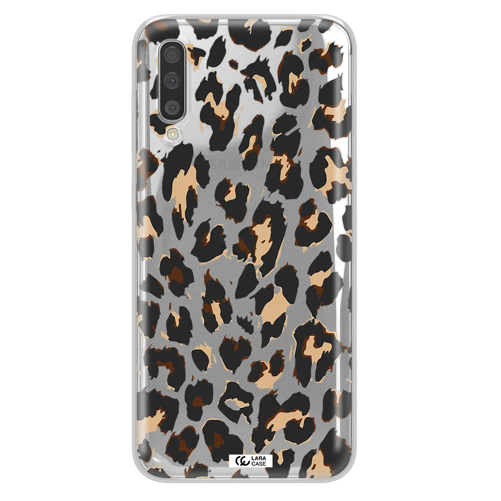 Leopard Print Samsung A50S Clear Tpu Case