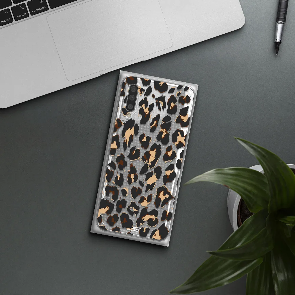 Leopard Print Samsung A50S Clear Tpu Case