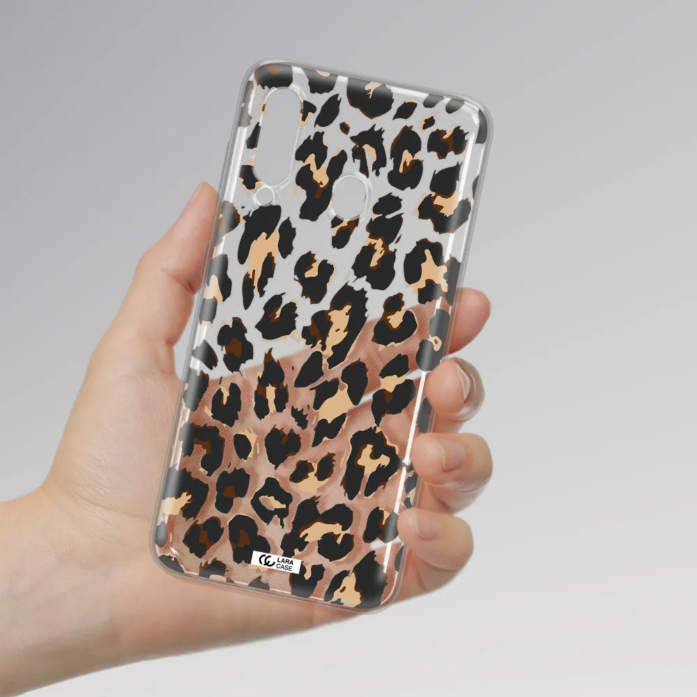 Leopard Print Samsung A60 Clear TPU Case