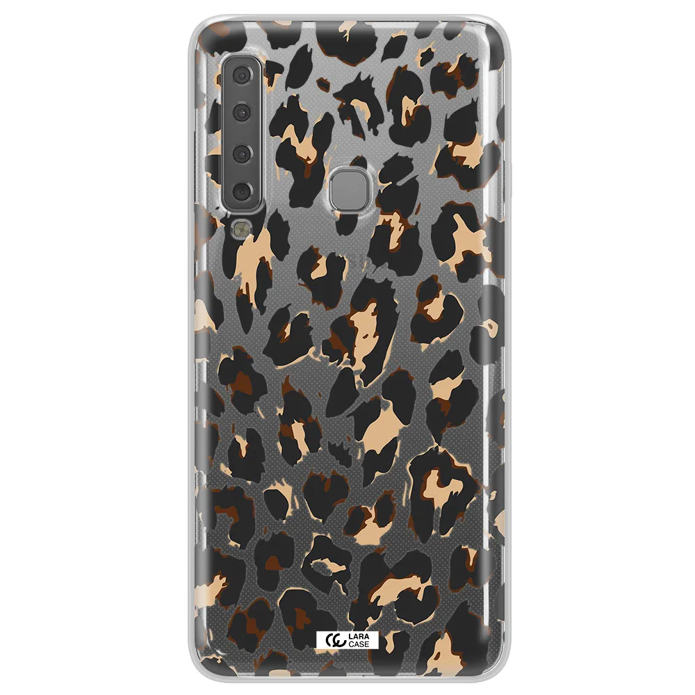 Leopard Print Samsung A9 2018 Clear TPU Case
