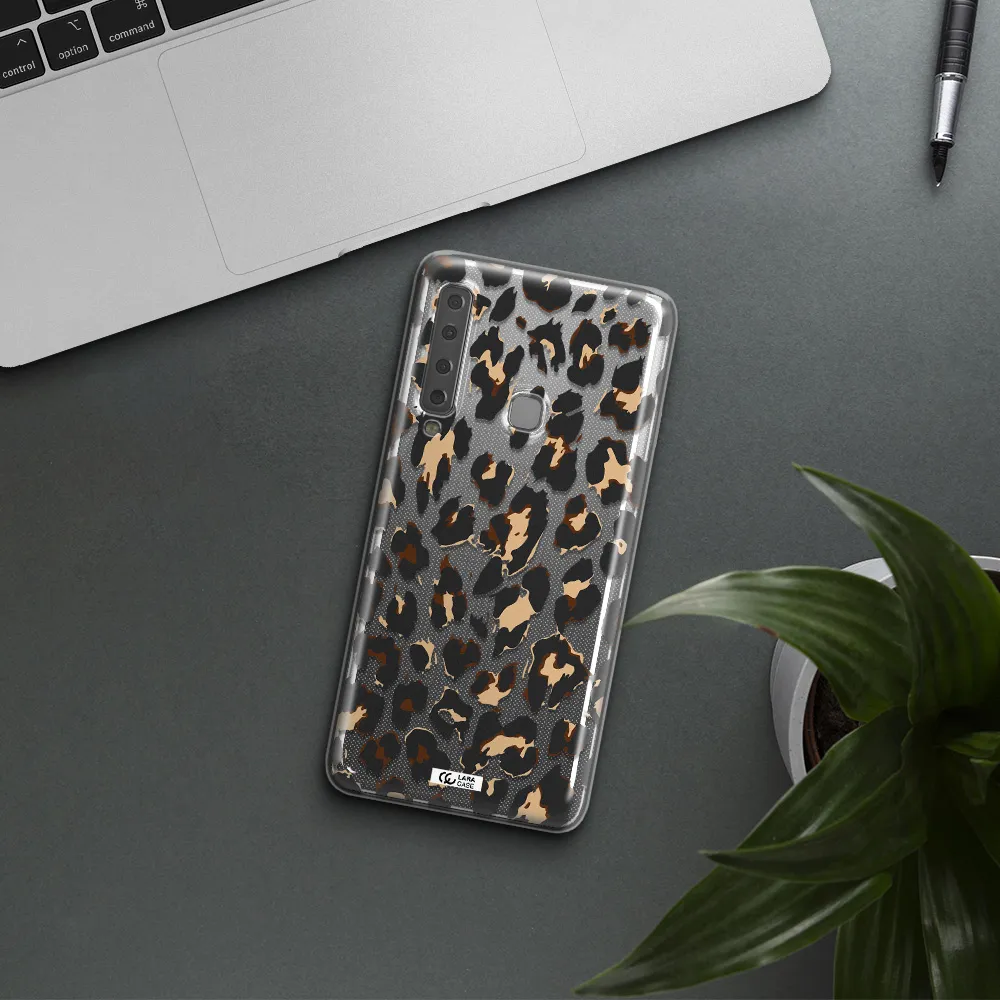 Leopard Print Samsung A9 2018 Clear TPU Case