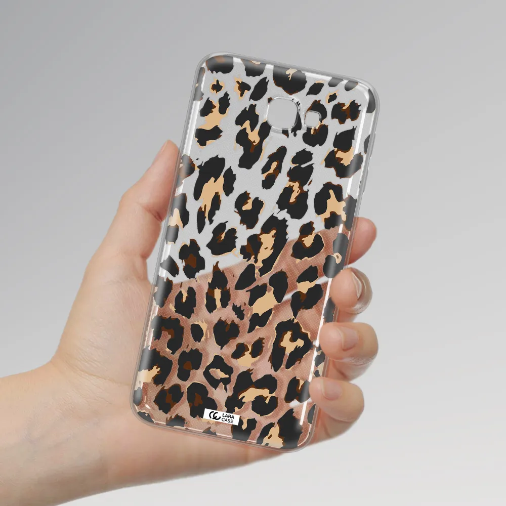 Leopard Print Samsung J5 Prime Clear TPU Case