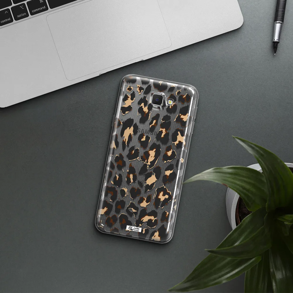 Leopard Print Samsung J5 Prime Clear TPU Case
