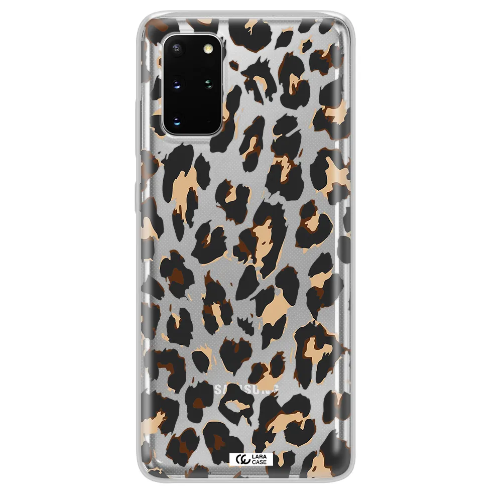 Leopard Print Samsung S 20 Plus Clear TPU Case