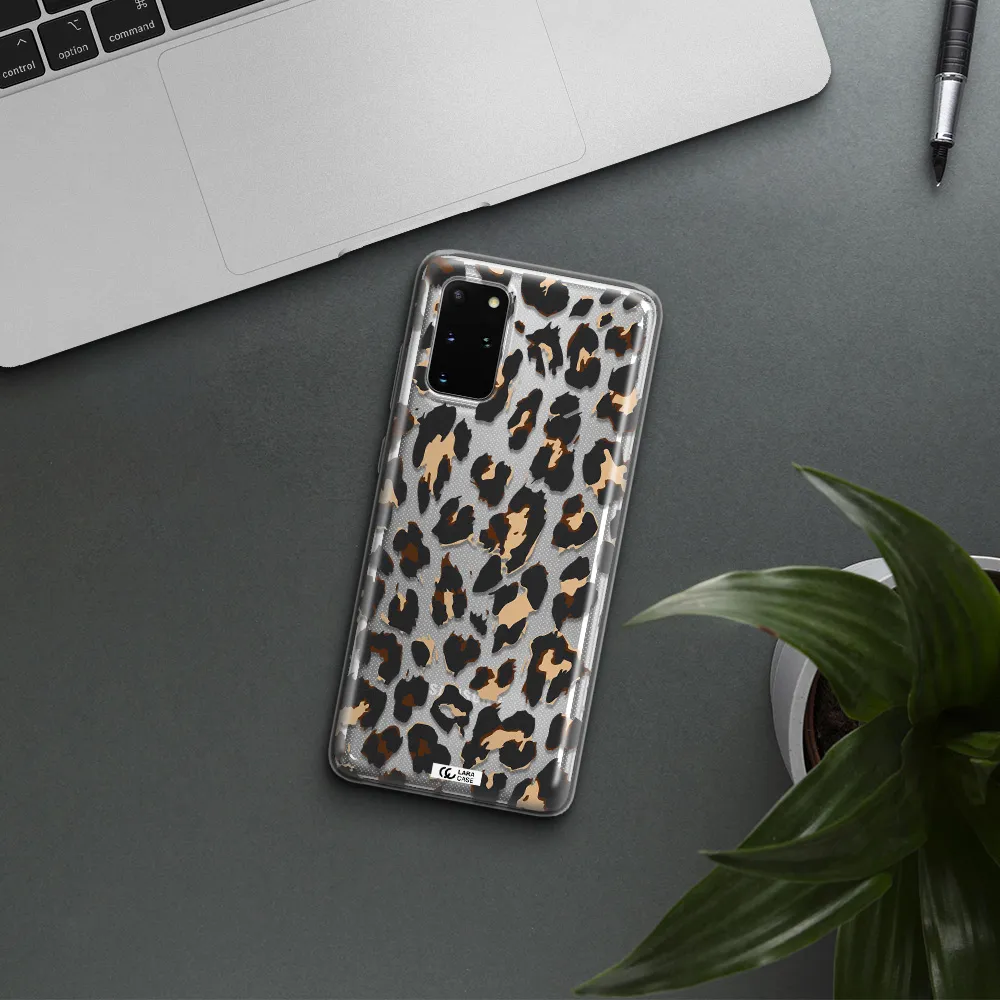 Leopard Print Samsung S 20 Plus Clear TPU Case