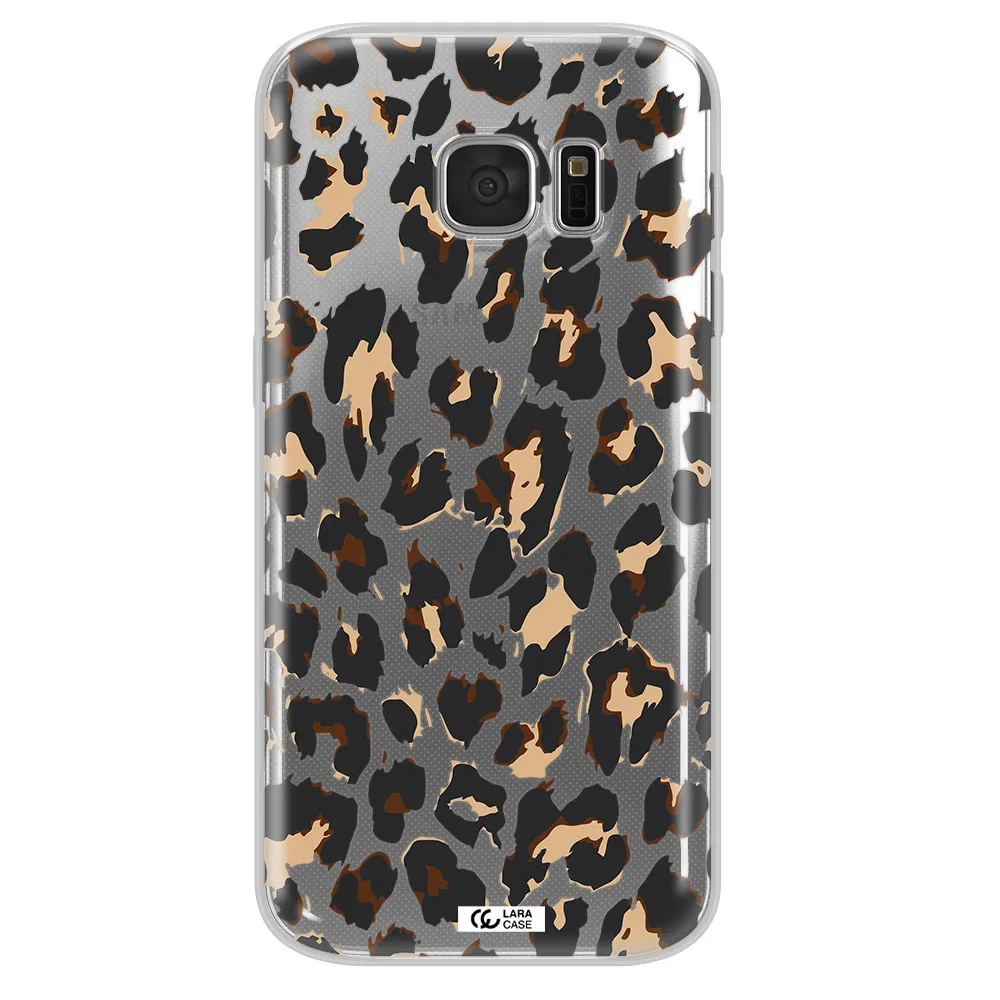 Leopard Print Samsung S 7 Clear TPU Case