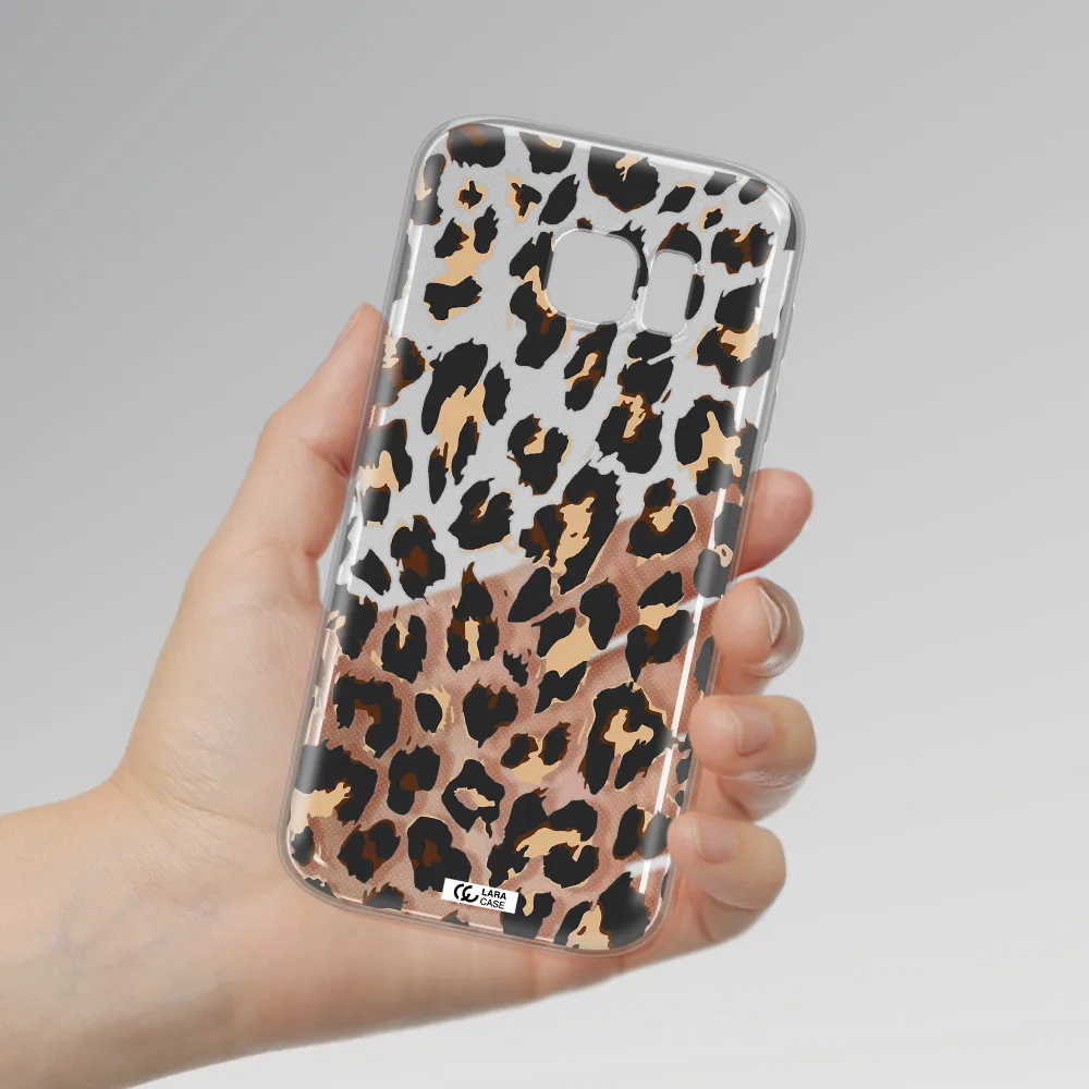 Leopard Print Samsung S 7 Clear TPU Case