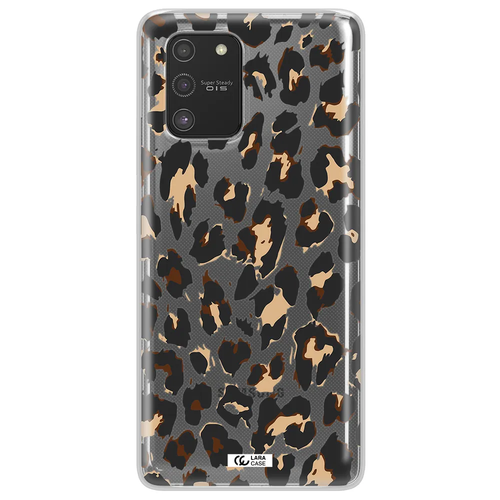 Leopard Print Samsung S10 Lite Clear TPU Case