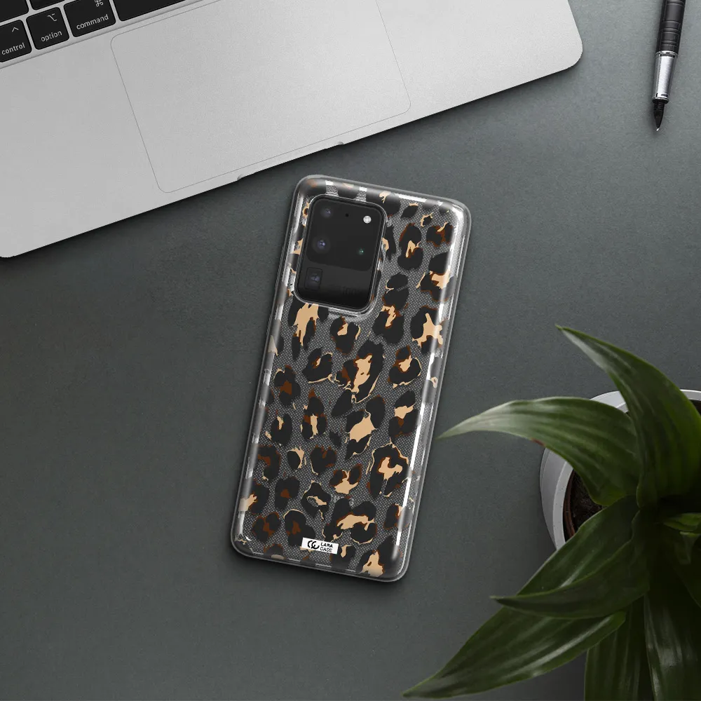 Leopard Print Samsung S20 Ultra Clear TPU Case