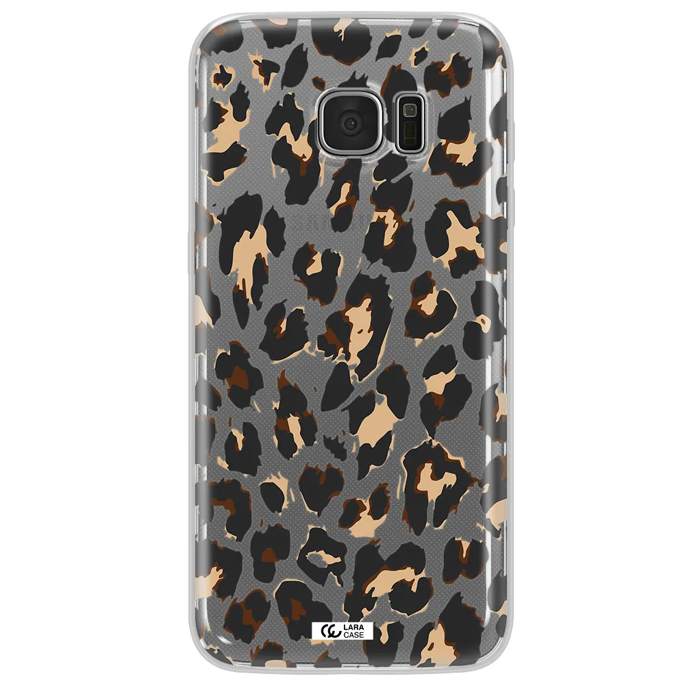 Leopard Print Samsung S7 Edge Clear TPU Case