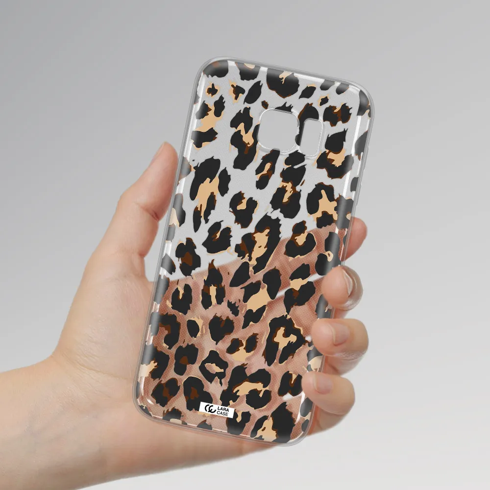Leopard Print Samsung S7 Edge Clear TPU Case