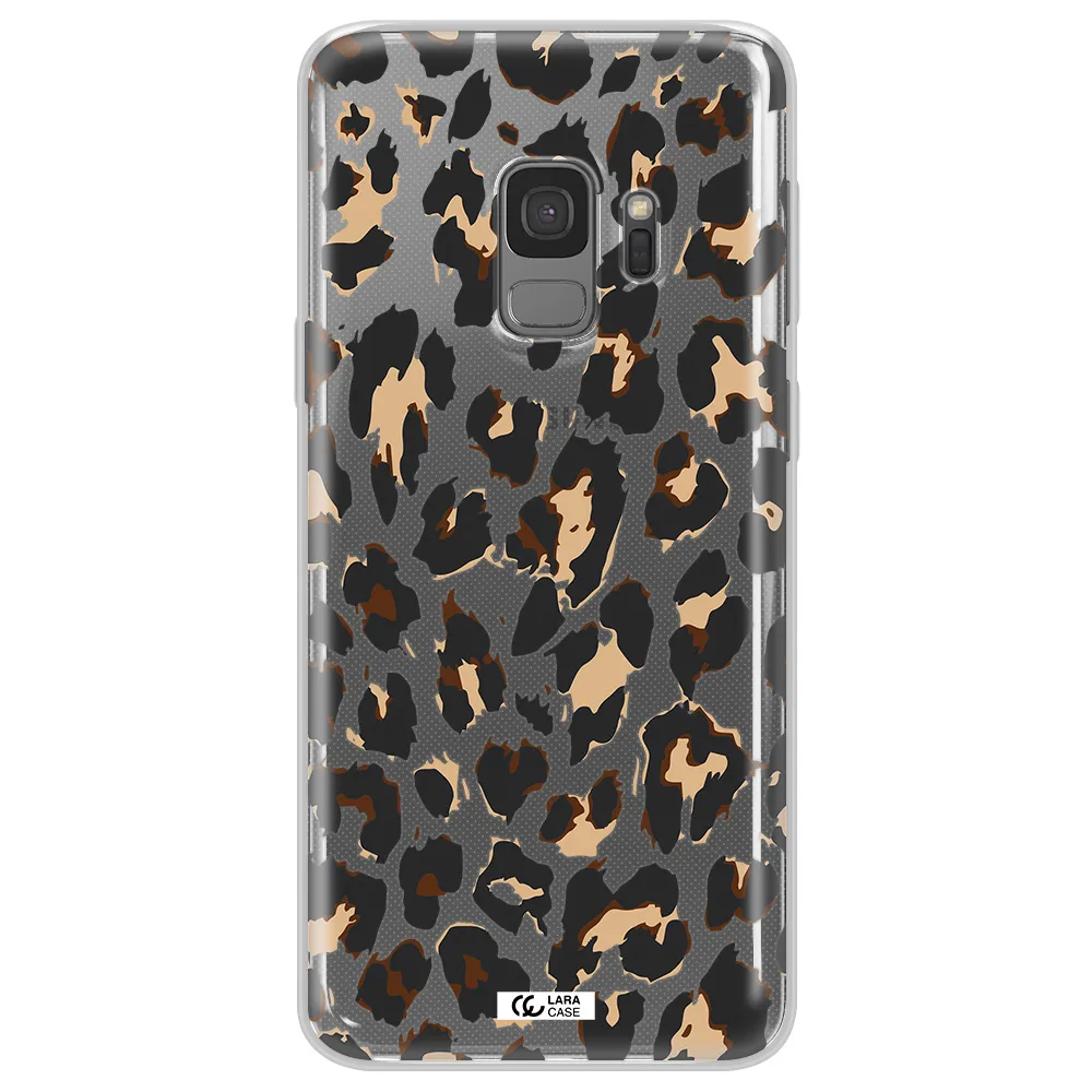 Leopard Print Samsung S9 Clear TPU Case