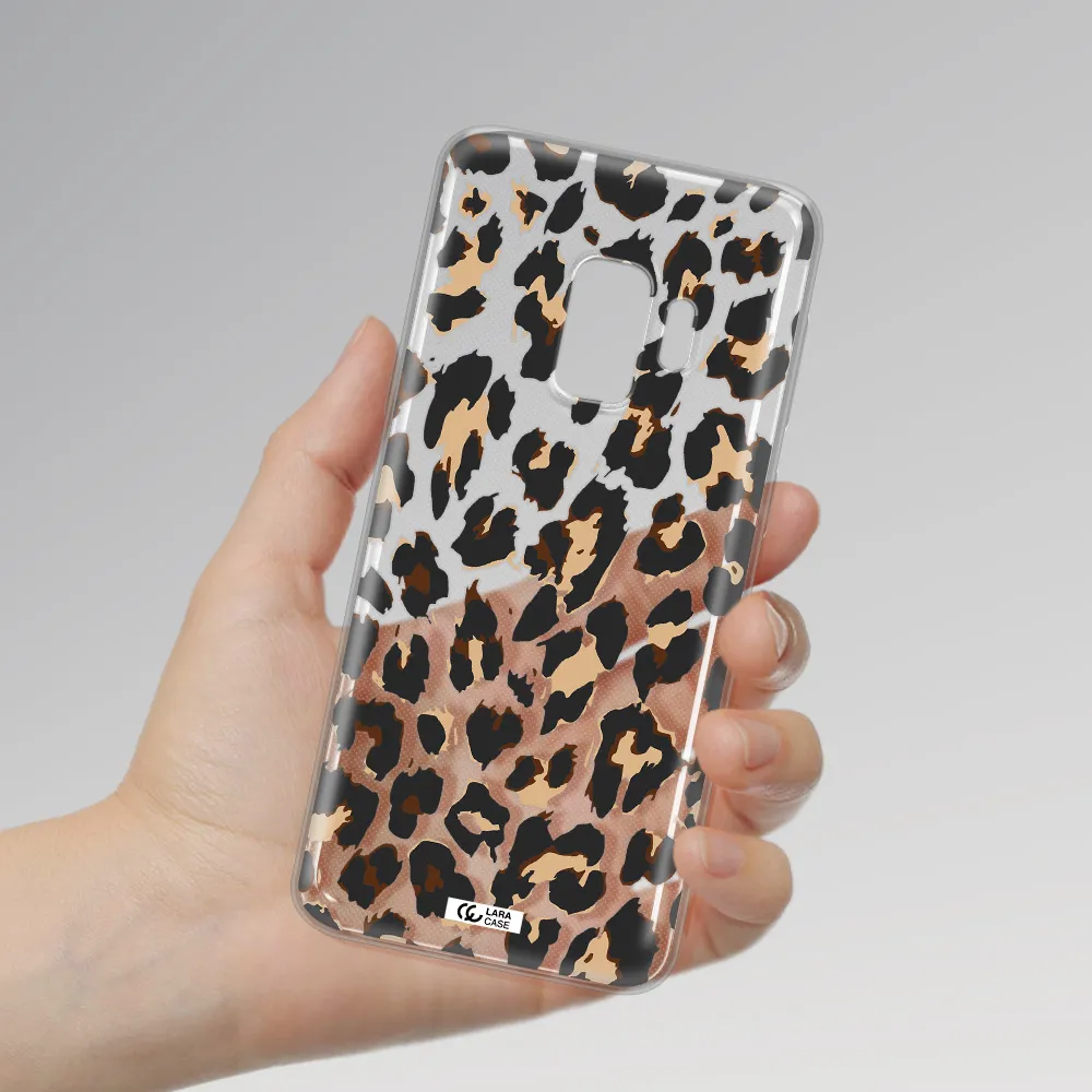 Leopard Print Samsung S9 Clear TPU Case
