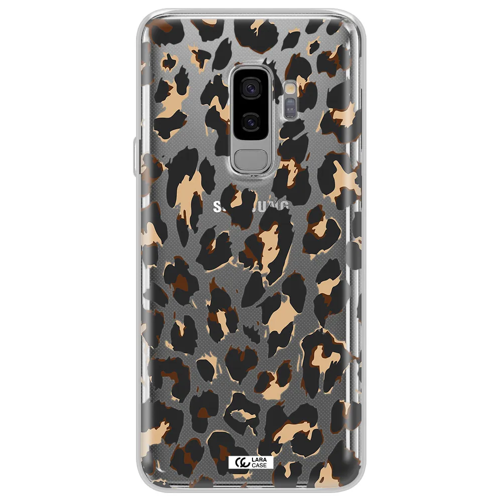 Leopard Print Samsung S9 Plus Clear TPU Case