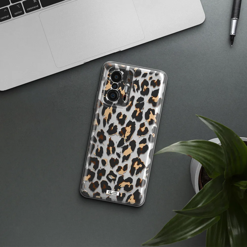 Leopard Print Xiaomi 11T Clear Tpu Case