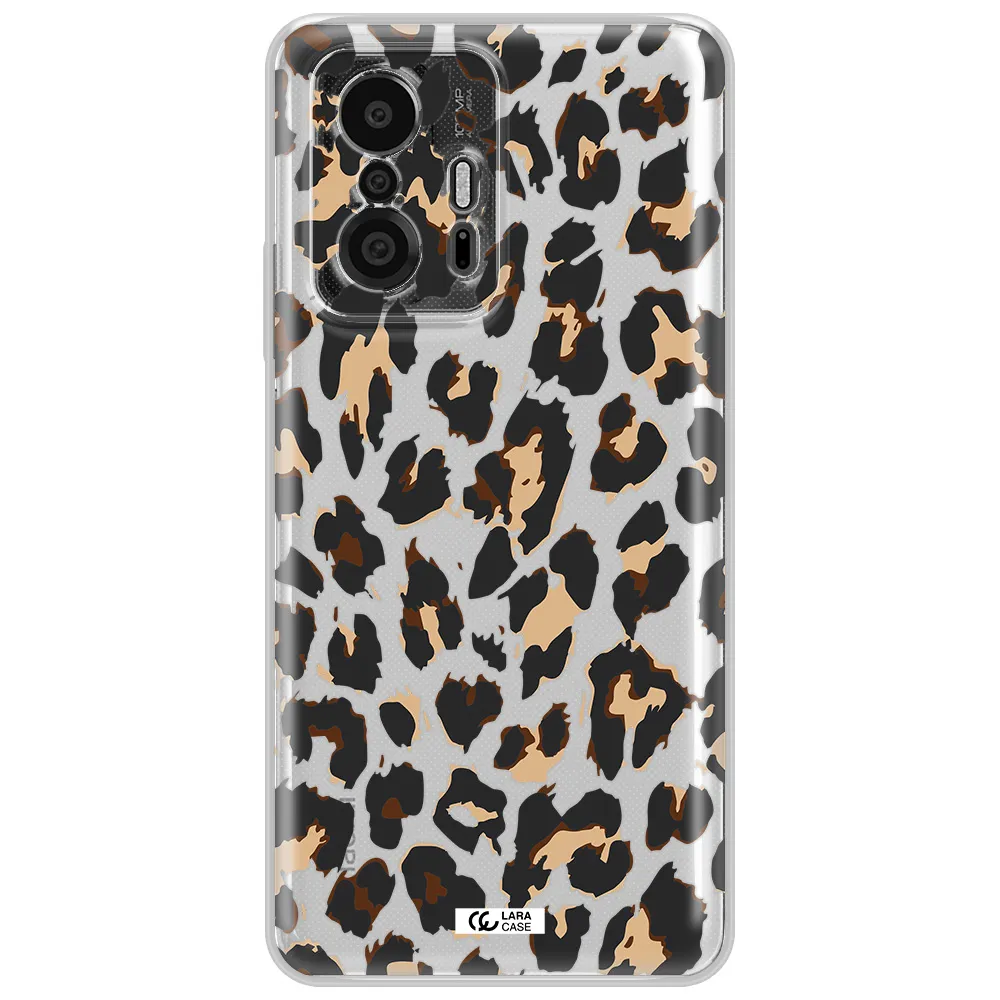 Leopard Print Xiaomi 11T Pro Clear Tpu Case