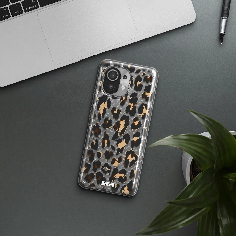 Leopard Print Xiaomi Mi 11 Clear TPU Case