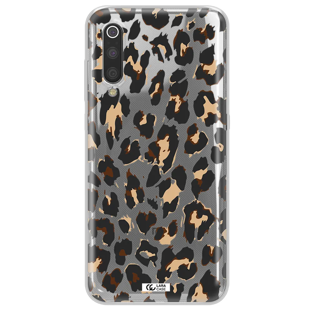 Leopard Print Xiaomi Mi 9 Clear TPU Case